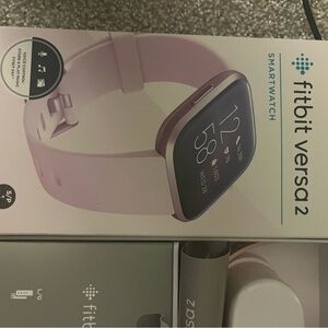 Fitbit Versa 2 Smartwatch - Light Pink